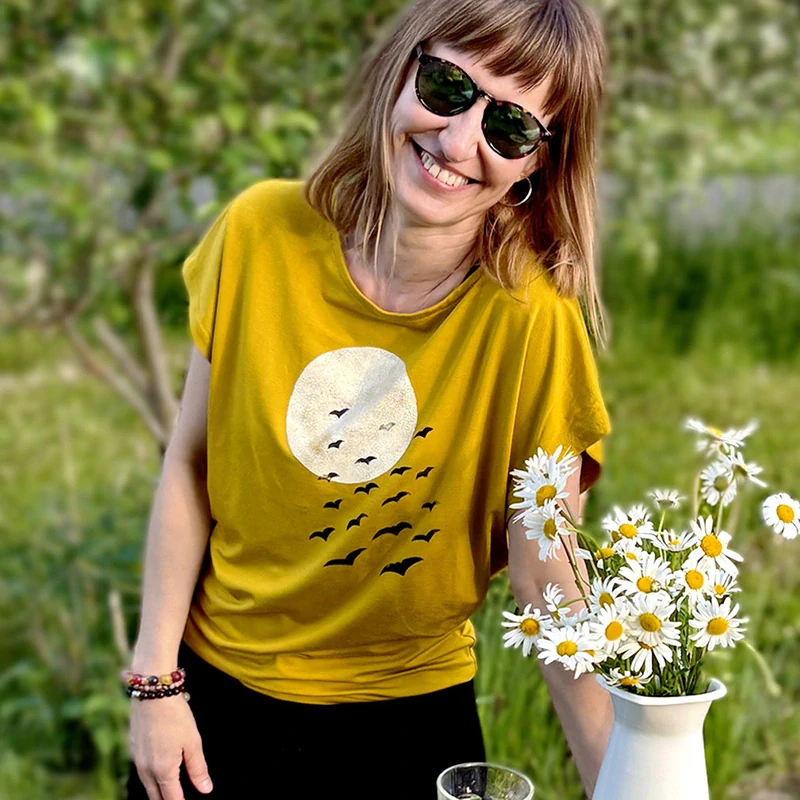 slowfox.cz | Hana Kačírková | Slow fox – Oděvy a doplňky s ručním potiskem
