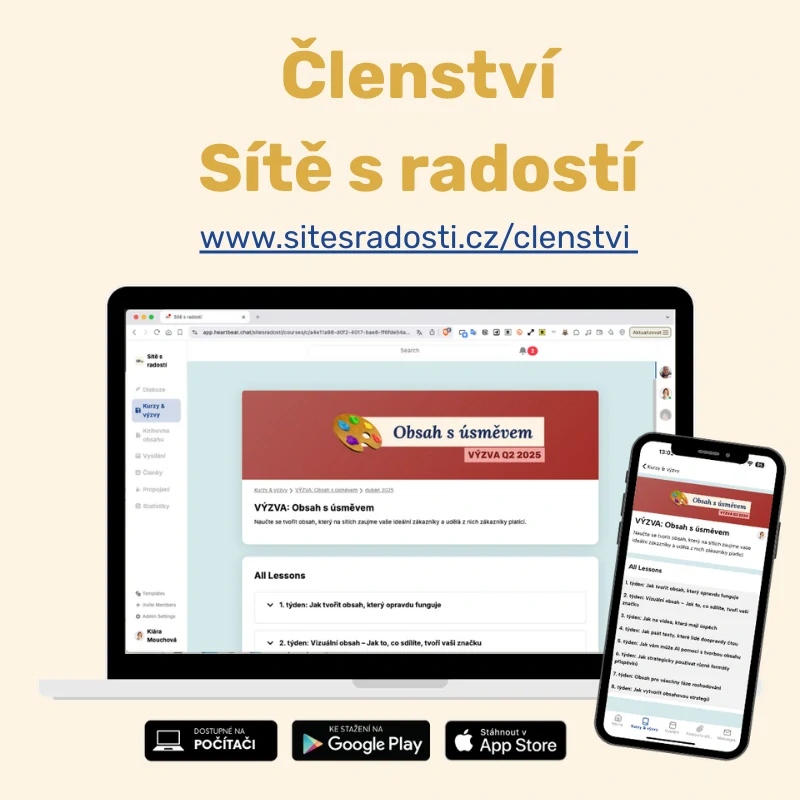 sitesradosti.cz | Klára Mouchová | Jak na efektivní sociální sítě pro podnikatelky