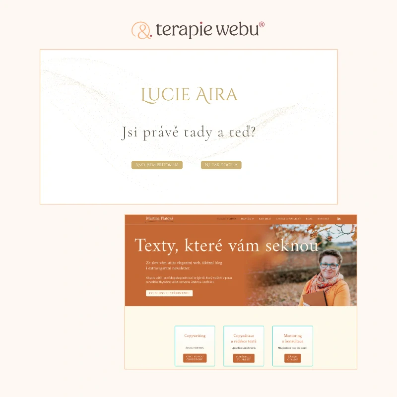 terapiewebu.cz | Štěpánka Horák Voborníková | Terapie webu®. Dopřejte terapii i vašemu webu