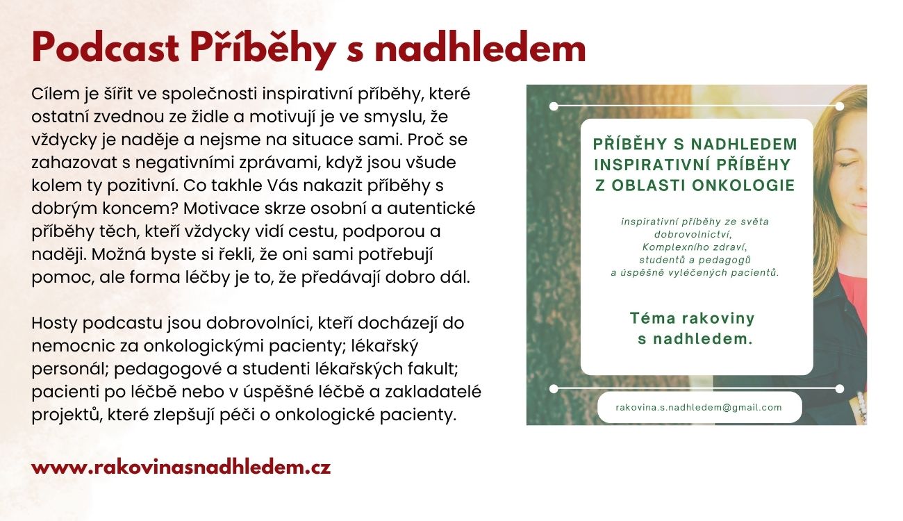 Rakovina s nadhledem – informační portál poskytující podporu, prevenci a důvěryhodné informace pro onkologické pacienty a jejich blízké