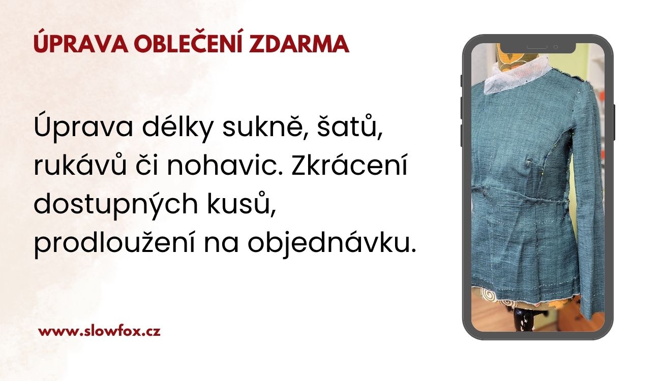slowfox.cz - Hana Kačírková - slow fashion, pomalá móda, udržitelná móda, ručně šité oblečení, biobavlna, len, bambusové vlákno, česká móda, originální oblečení, dámské oblečení, dětské oblečení, Hana Kačírková, Slow Fox, Pomalá liška, ruční potisk, linoryt, ekologická móda, šité na přání, lokální výroba.