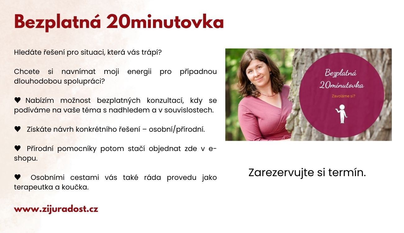www.zijuradost.cz - Rovnováha na těle i na duši, sebelaskavost, životní změny, mateřství, Bachovy esence, tkáňové soli, aromaterapie, osobní provázení, koučink, EFT, Osho tarot.